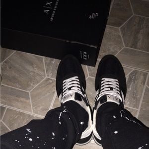 Armani exchange sneakers size 13 asking 350